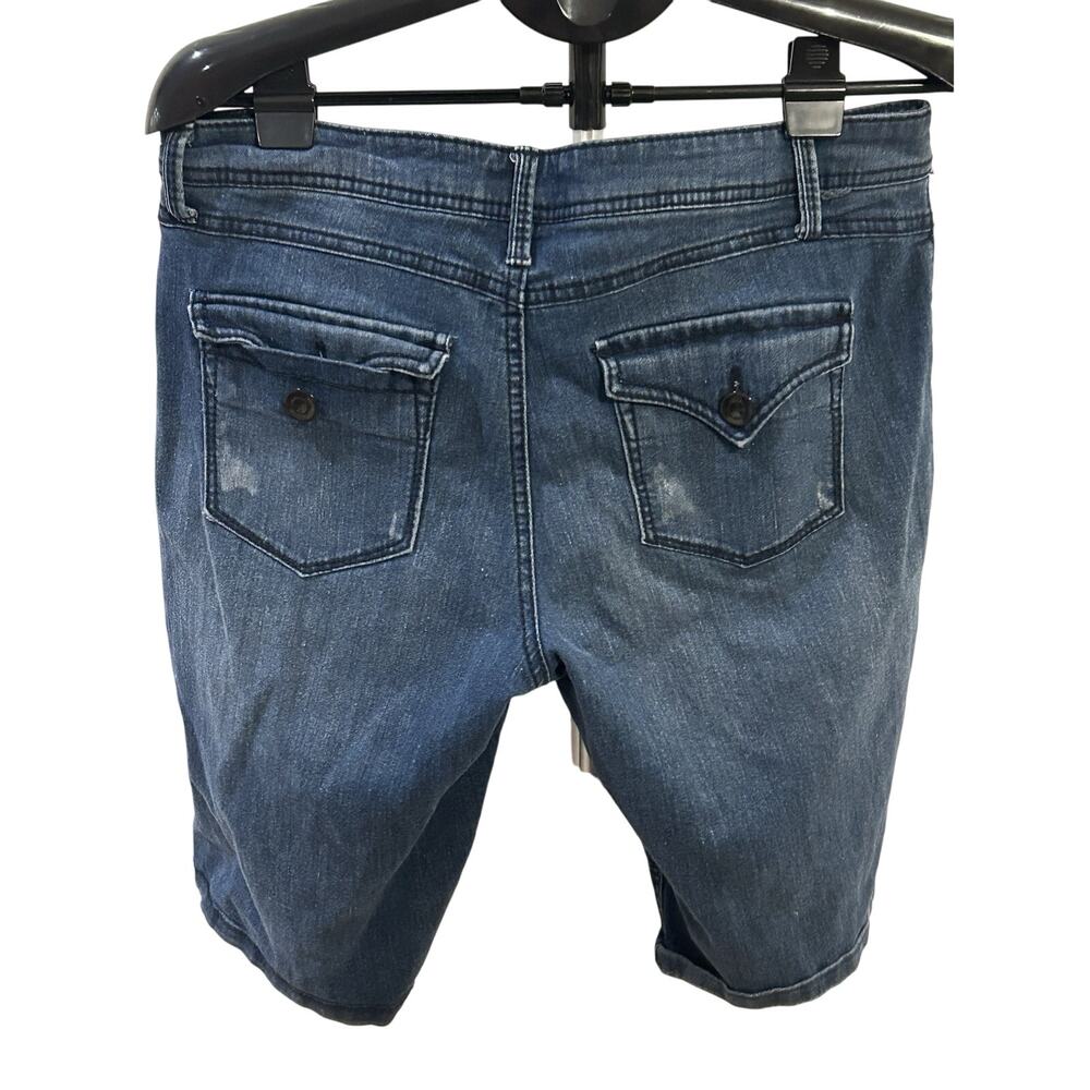 a.n.a. Bermuda Shorts Women's size 10 Denim Jeans - Picture 2 of 3